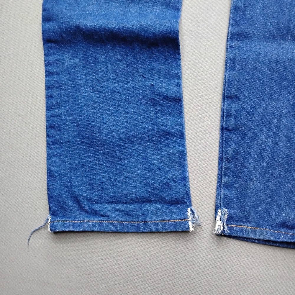 Wrangler 13MWZ Cowboy Cut Mens Blue Denim Jeans 30x32 Straight fit - Picture 8 of 8